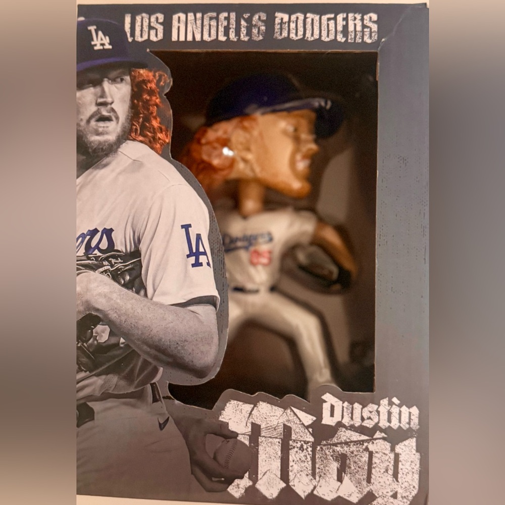 Los Angeles dodgers Dustin may Baseball Player Bobblehead